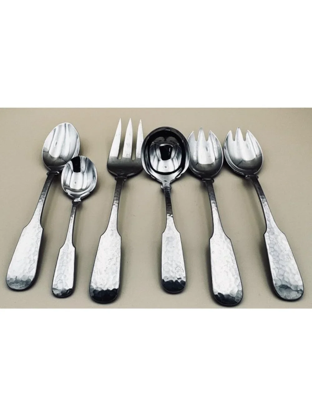 Towle Hammersmith Serving Pieces Ladle Sugar Spoon Meat Fork Hostess Germany